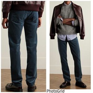 Massimo Alba - Alunga Slim-Fit Cotton-Velvet Trousers